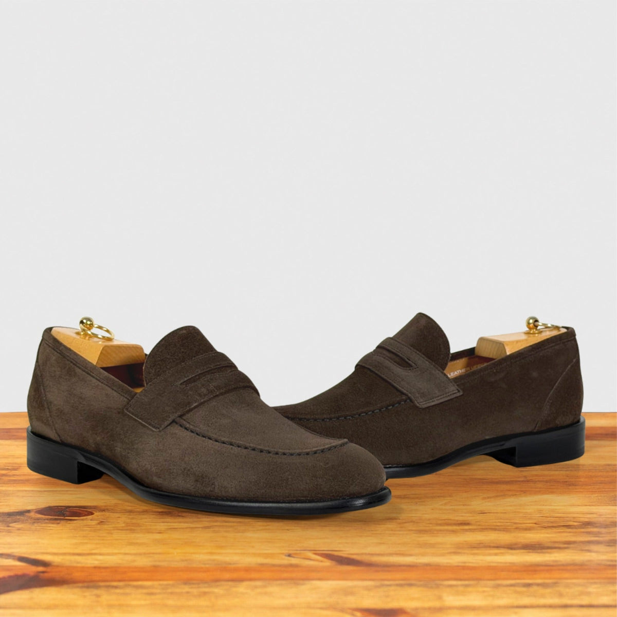 Quero Velour Suede Wholecut Penny Loafer – Calzoleria Toscana