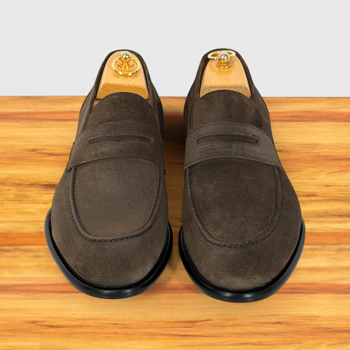 Quero Velour Suede Wholecut Penny Loafer – Calzoleria Toscana