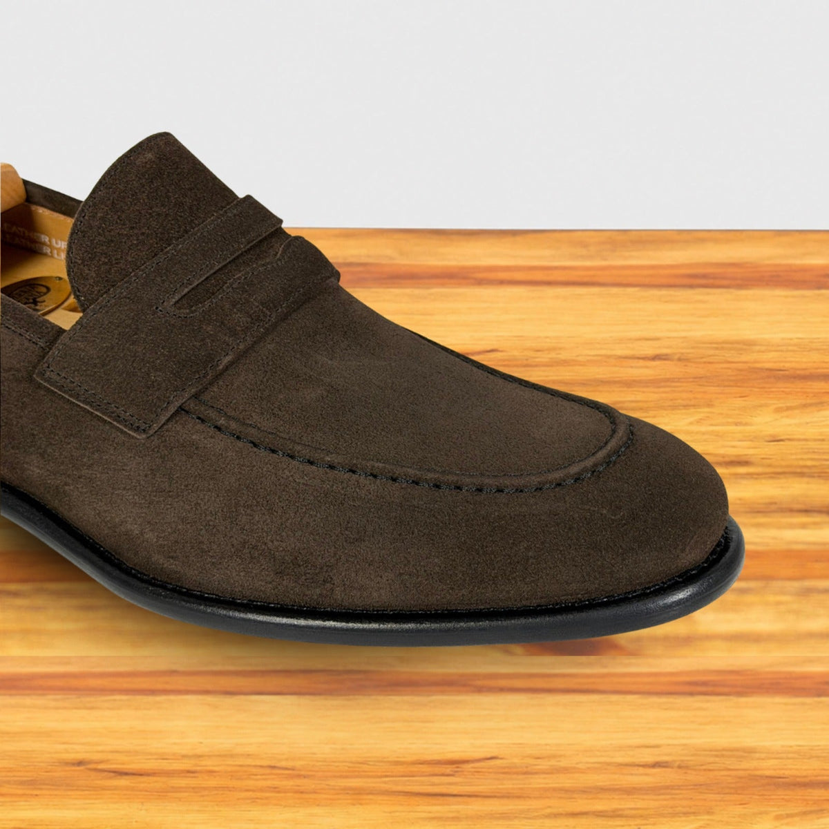 Quero Velour Suede Wholecut Penny Loafer – Calzoleria Toscana