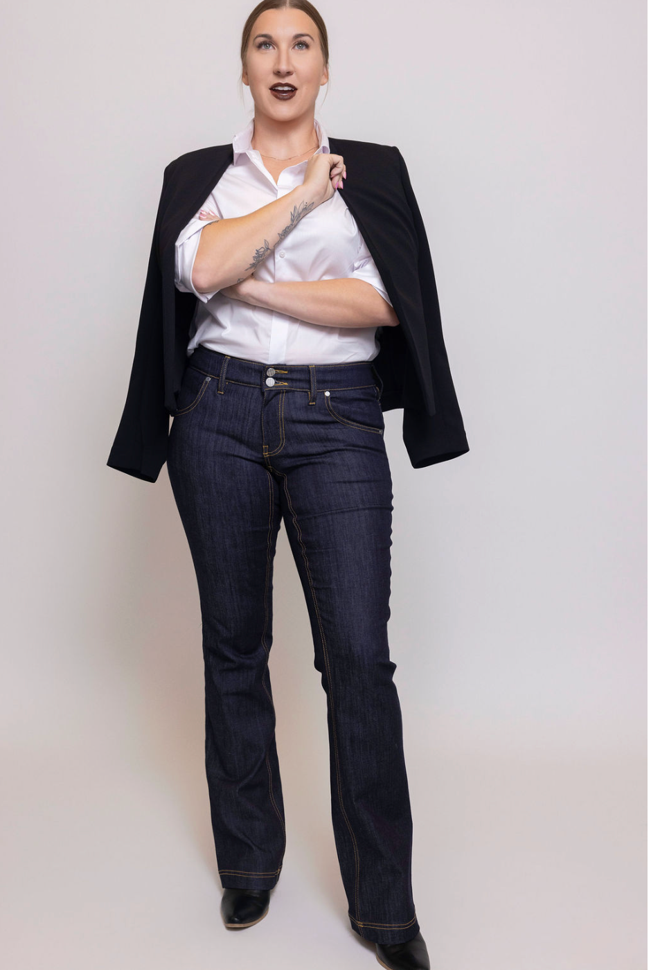 Slim Boot Fancy Blu Jeans