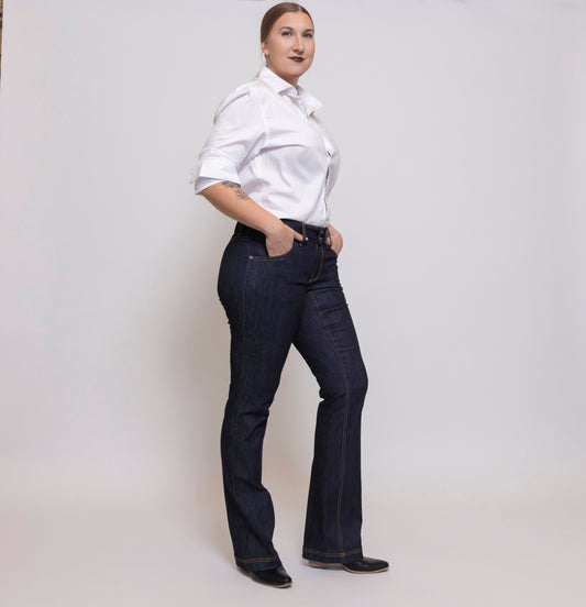 Slim Boot Fancy Blu Jeans