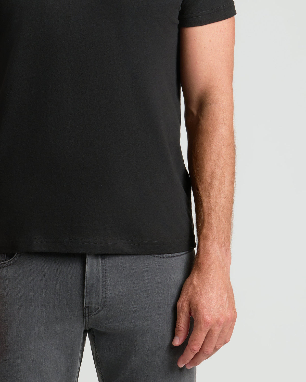 Black Classic Crew Neck