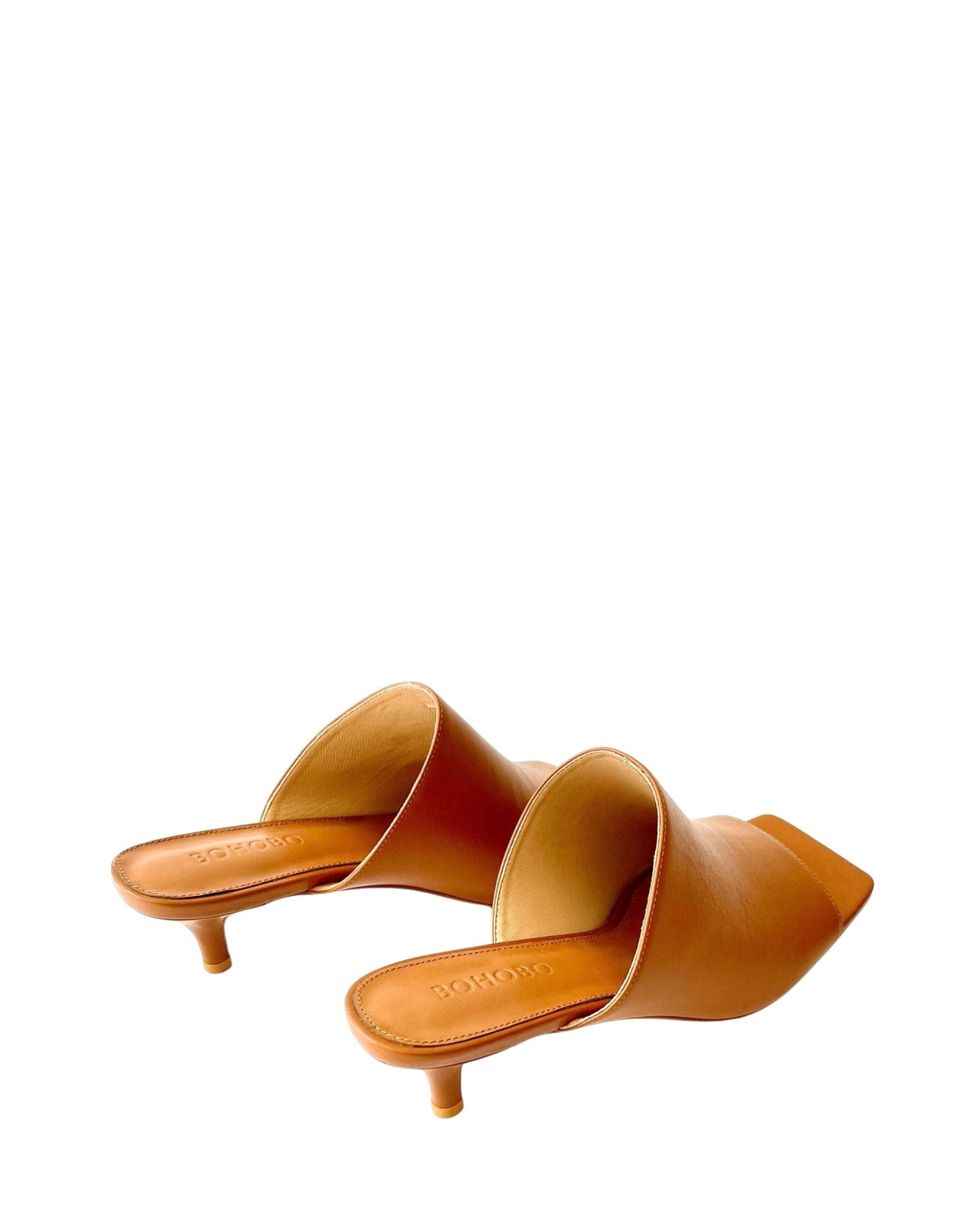 Donna Leather Mule - Tan