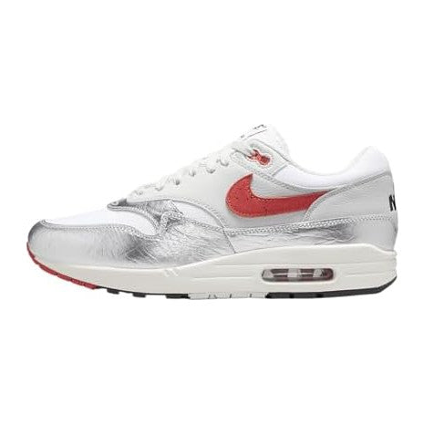 White/Chile Red-silver