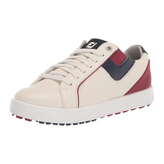 Bone/Burgundy