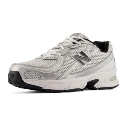 White/Metallic Silver