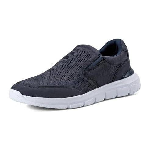 Dark Blue Leather