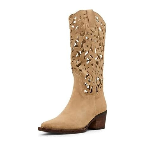 Taupe Suede Cutout