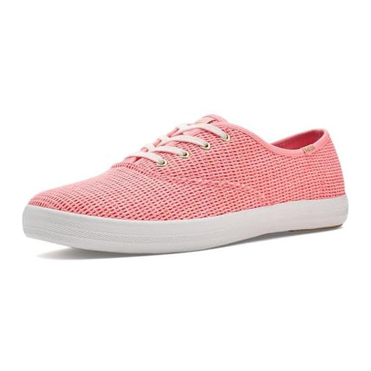 Neon Coral Cotton Mesh