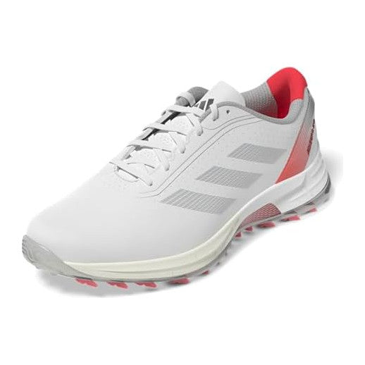 Footwear White/Silver Metallic/Lucid Red