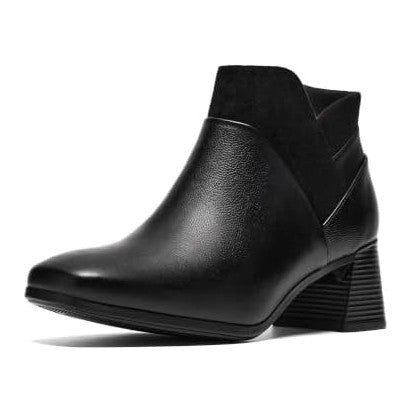 Black Combi Leather