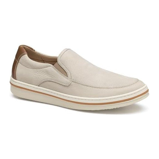 Beige Embossed Tumbled Nubuck