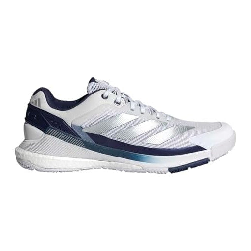 White/Silver Metallic/Dark Blue