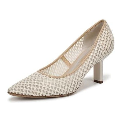 Off White Woven Faux Raffia