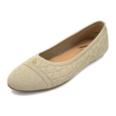 Soft Gold Metallic Knit