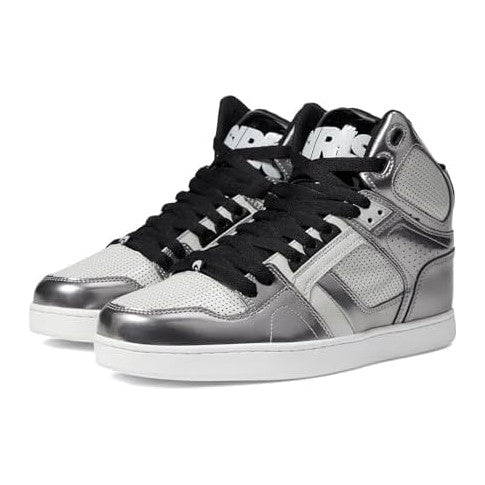 Silver/Black/White