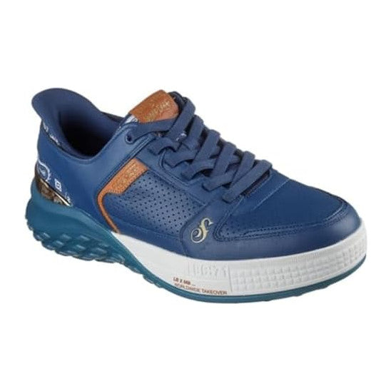 Navy Leather