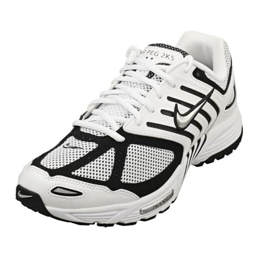 White/Metallic Silver/Black