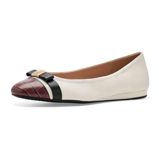 Ch Powder Lthr/Ch Mahogany Croc Print/Black Lthr