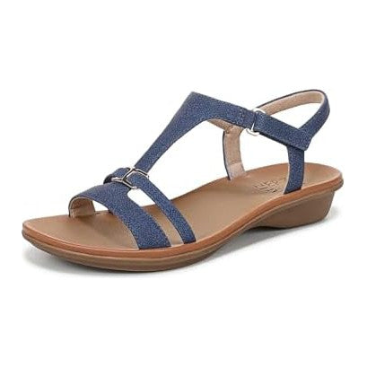 Navy Faux Canvas