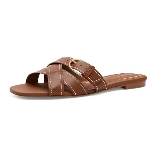 British Tan Leather/Ivory
