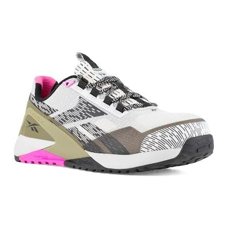 Silver/Army Green/Pink