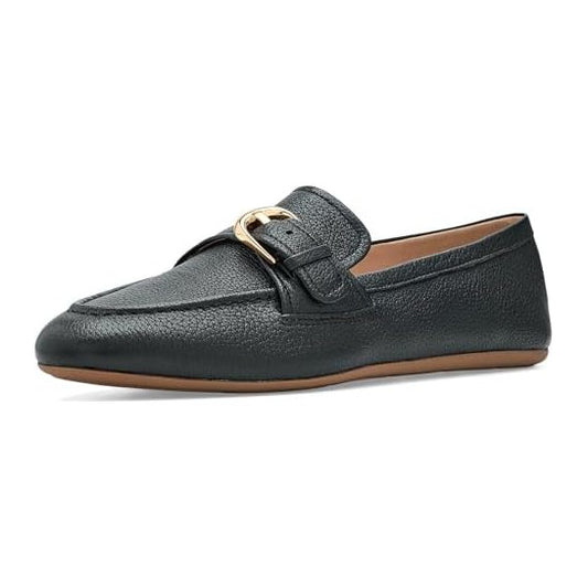 Black Tumbled Leather