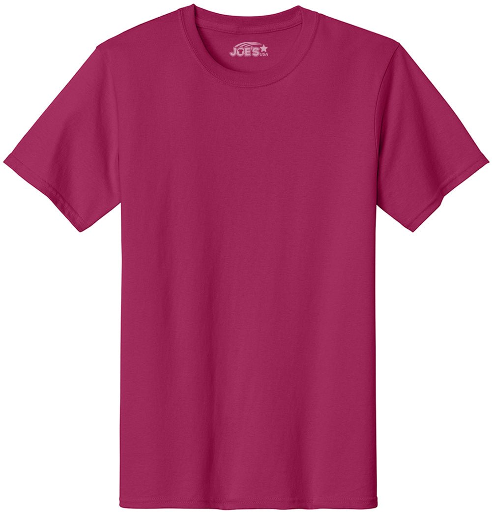 Joe's USA Men's Heavyweight 6.1oz 100% Cotton T-Shirt