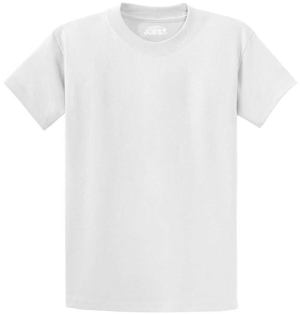 Joe's USA Men's Heavyweight 6.1oz 100% Cotton T-Shirt