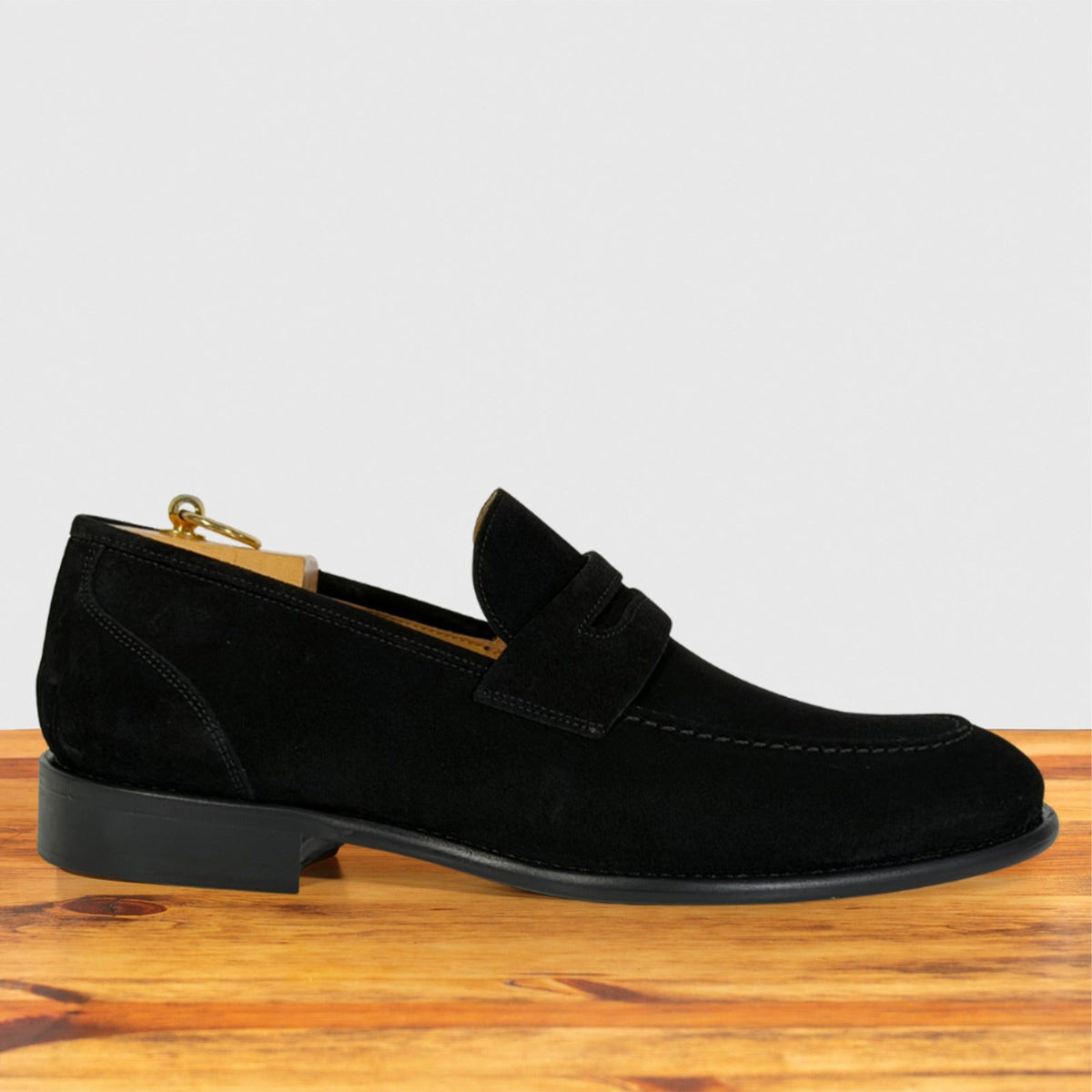 Quero Velour Suede Wholecut Penny Loafer – Calzoleria Toscana