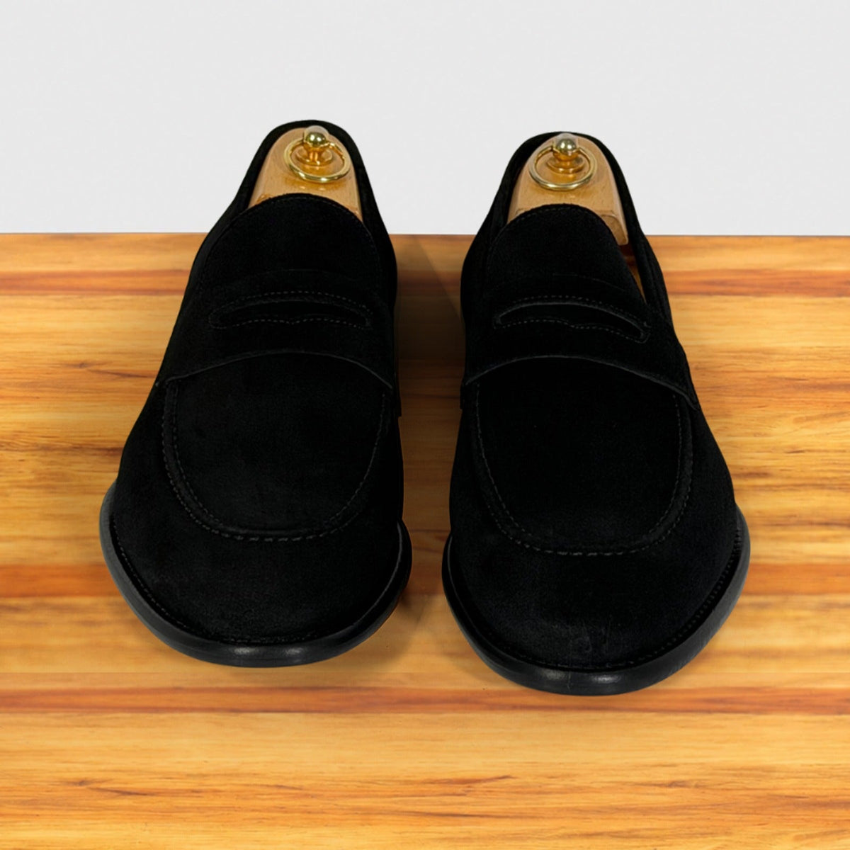 Quero Velour Suede Wholecut Penny Loafer – Calzoleria Toscana