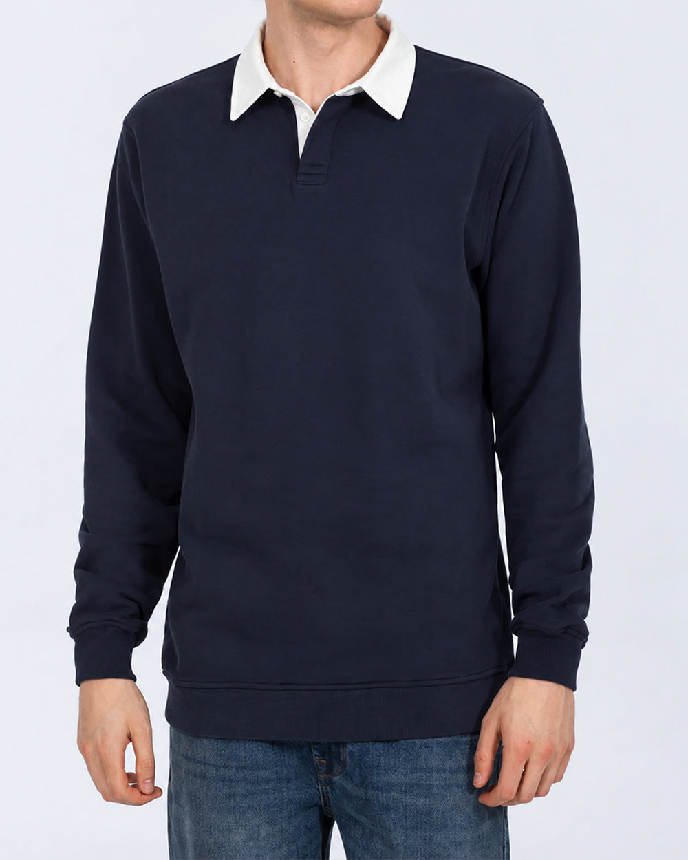 2t Denburn Tall Rugby Sweatshirt - Navy